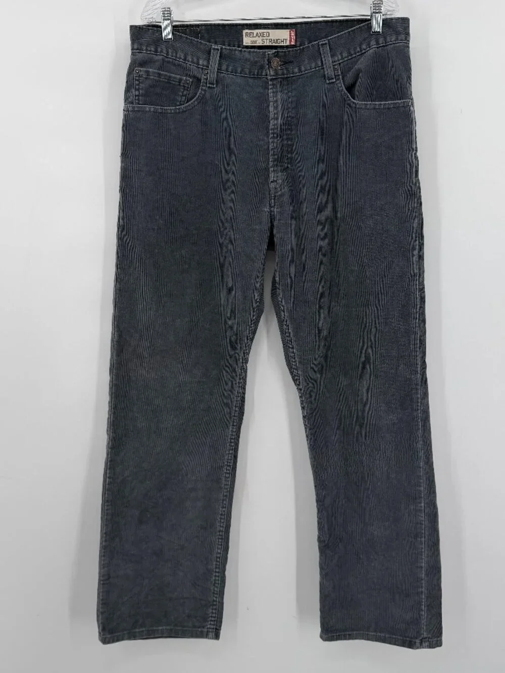 Levi’s 559 Corduroy Pants Men’s W36 L32 Gray Relaxed Straight Casual